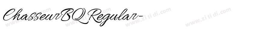 ChasseurBQ Regular字体转换 ChasseurBQ Regular字体转换